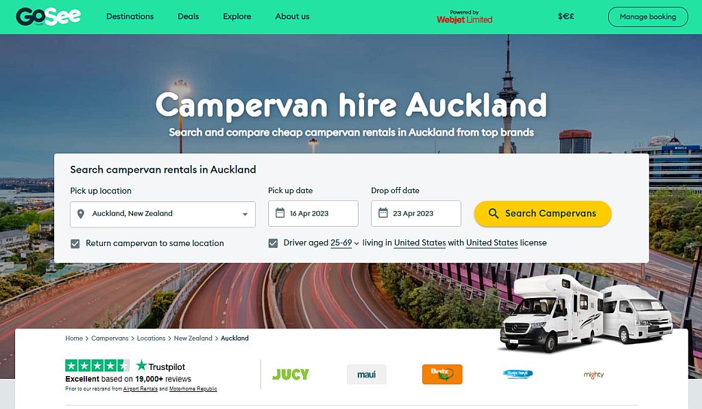 10 Best Campervan & RV Rentals in Auckland (New Zealand)